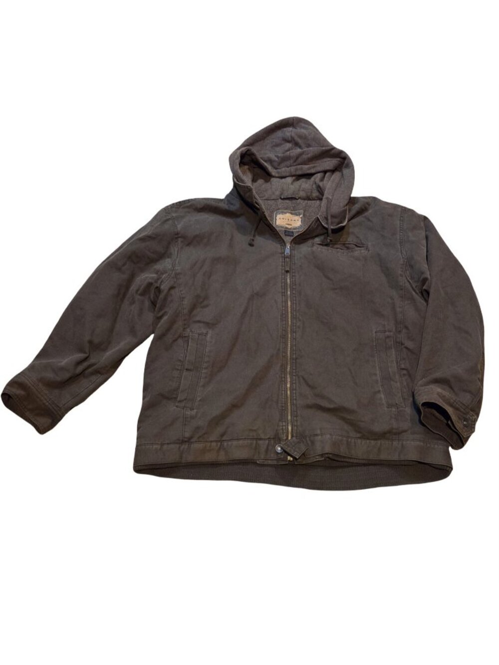 Arizona Canvas Hooded Jacket Coat XXL Brown